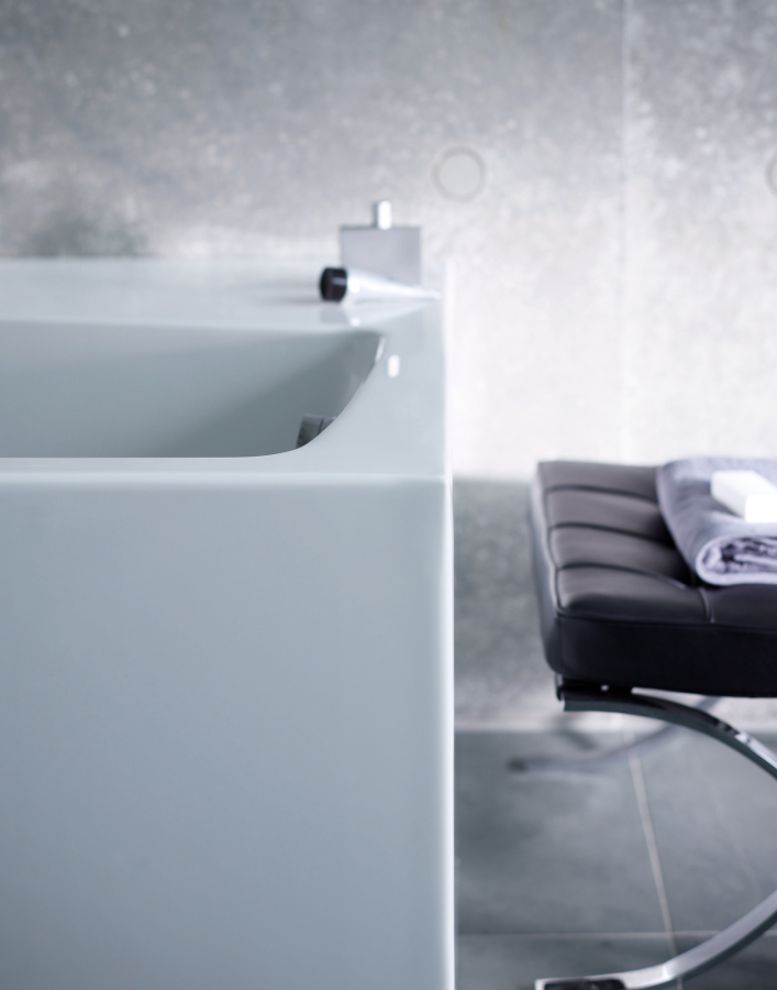 Ванна Duravit Paiova, встраиваемая, 1700x1000 мм, наклон слева, с фронтальной панелью, цвет белый - изображение 2