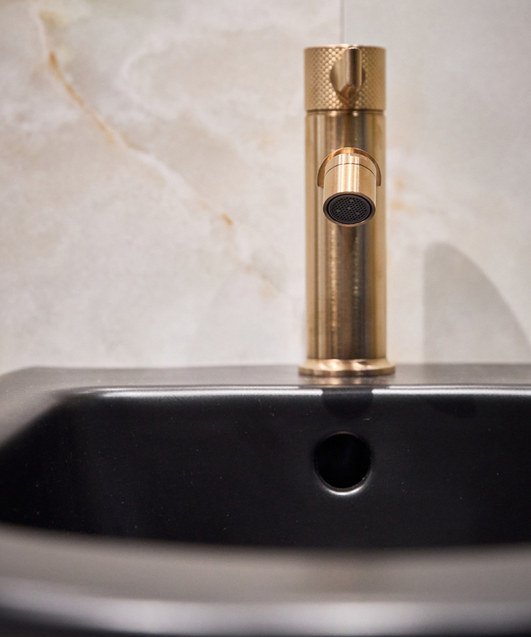 Смеситель для биде Gessi Inciso, донный клапан, цвет Copper Brushed PVD - изображение 1
