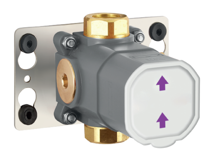 На изображении товар Скрытая часть Antonio Lupi Essentia, для запорного вентиля, латунь от официального представителя в Москве