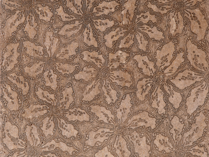 На изображении товар Akros Venezia Камень Dogma Classic Heterea Old Travertino Classico 40x40x1 от официального представителя в Москве