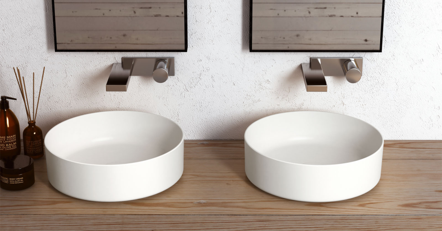 Раковина Cielo Shui Comfort ø 400 х H 125 мм, накладная, цвет Talco - изображение 7