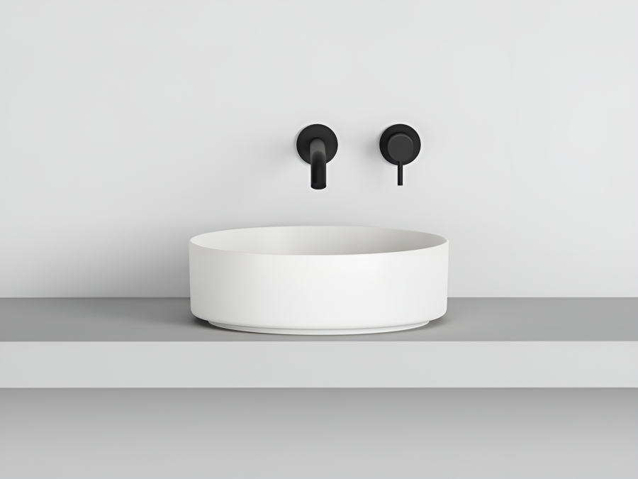 Раковина Cielo Shui Comfort ø 400 х H 125 мм, накладная, цвет Talco - изображение 6