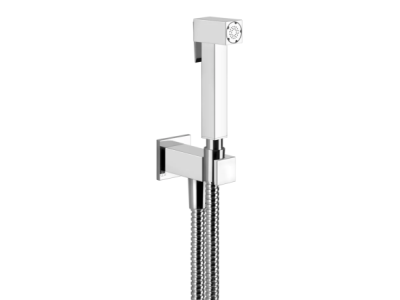 На изображении товар Гигиенический душ Gessi Rettangolo, цвет Chrome от официального представителя в Москве