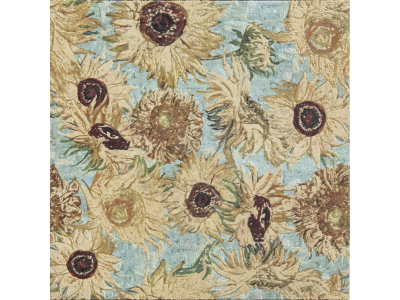 Akros Venezia Камень Artworks collection 2017 Van Gogh Inspiration Sunflowers Giallo Atlantide 40x40x1