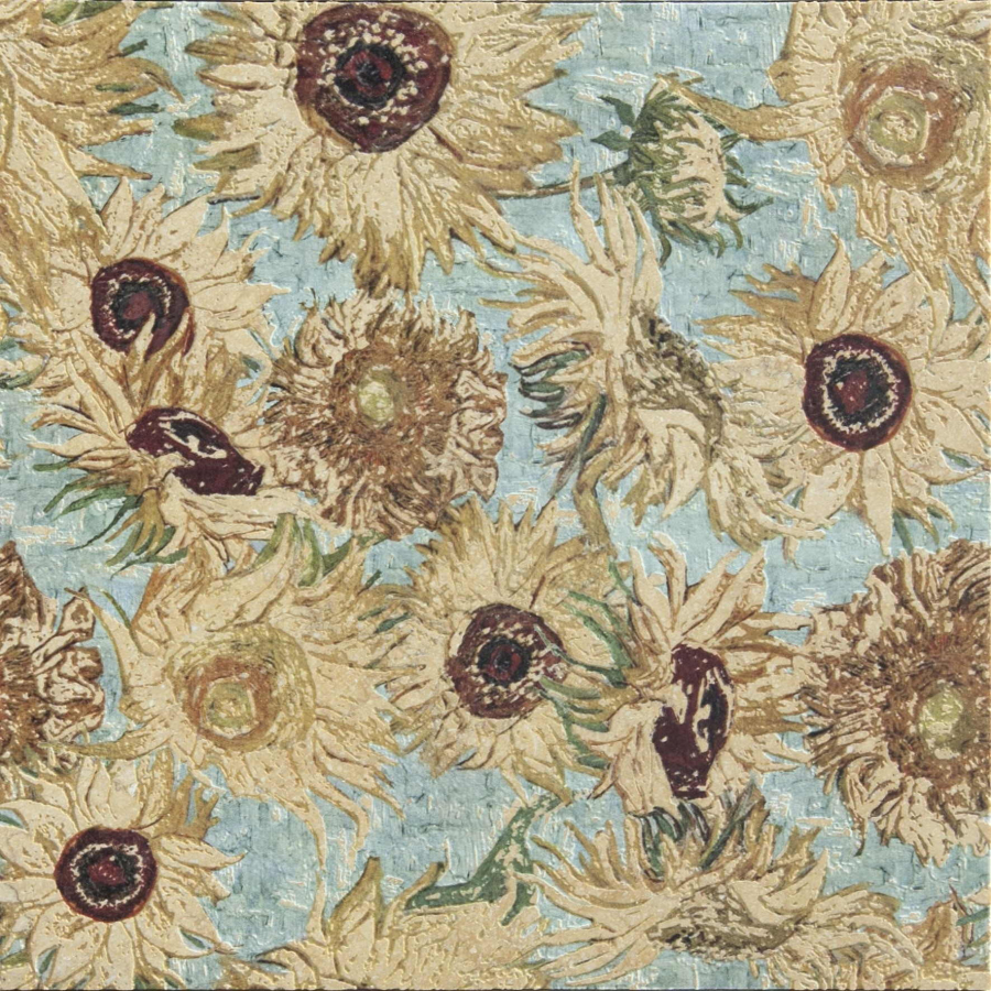 Akros Venezia Камень Artworks collection 2017 Van Gogh Inspiration Sunflowers Giallo Atlantide 40x40x1