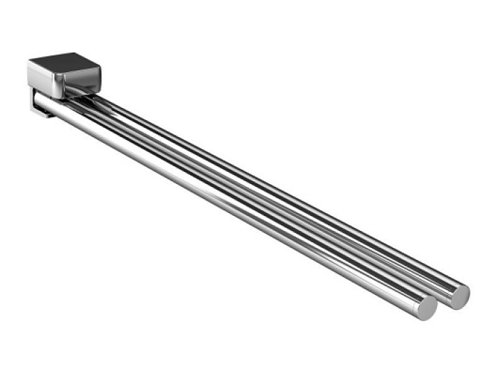 На изображении товар Полотенцедержатель, Emco Trend, 453 х 43 мм, двойной, хром от официального представителя в Москве