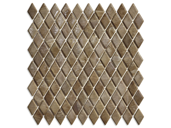 На изображении товар Sicis Стеклянная мозаика Diamond ITEM 02 Mouma chips size 23х40 mm sheet size 259x266 mm от официального представителя в Москве