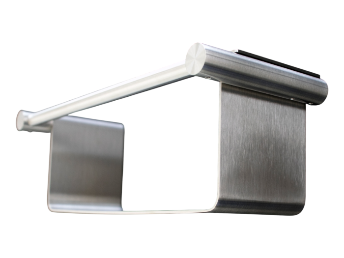 На изображении товар Полка CeaDesign Complements Stem, длина 300 мм, цвет сатинированная сталь от официального представителя в Москве