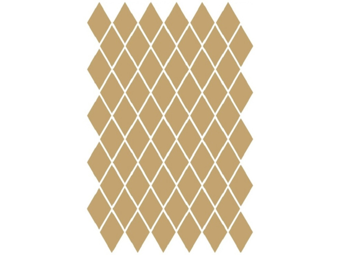 На изображении товар Etruria Керамогранит Xxs Rombo 4X7 Su Rete Monocolore Ocra от официального представителя в Москве