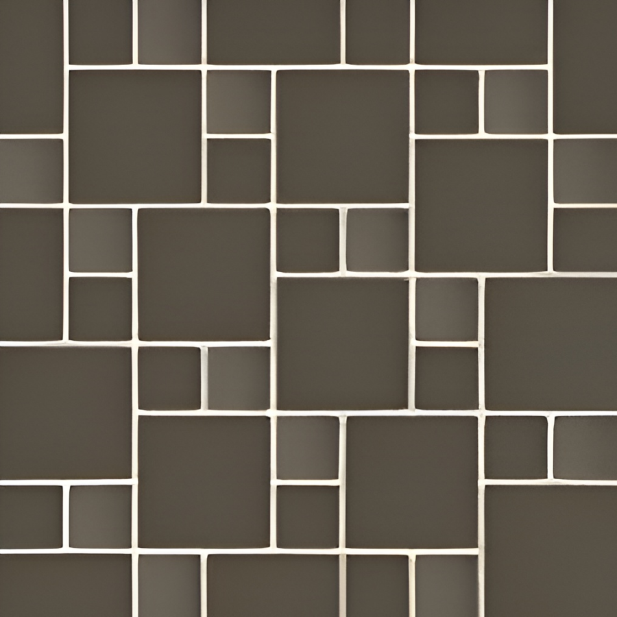 Micro. Керамогранит Microtiles Double Mix Glaze Coffee 30,1x30,1