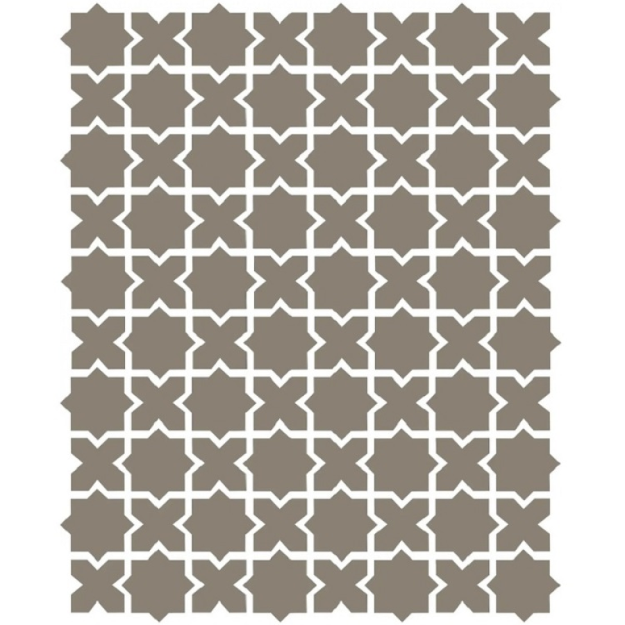 Etruria Керамогранит Xxs Zelije 5 Su Rete Monocolore Stella Fango / X Fango