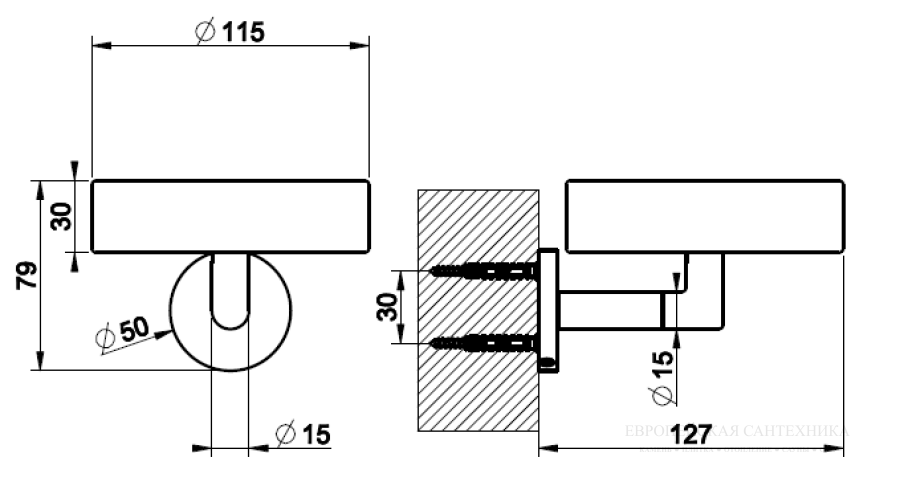 Мыльница Gessi Ingranaggio, настенная, цвет Black Metal Brushe PVD - изображение 1