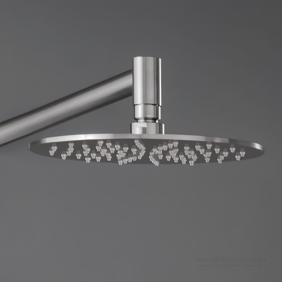 Держатель для верхнего душа CeaDesign SHOWER HEADS, настенный L. max. 430 мм, цвет сатинированная сталь - изображение 1