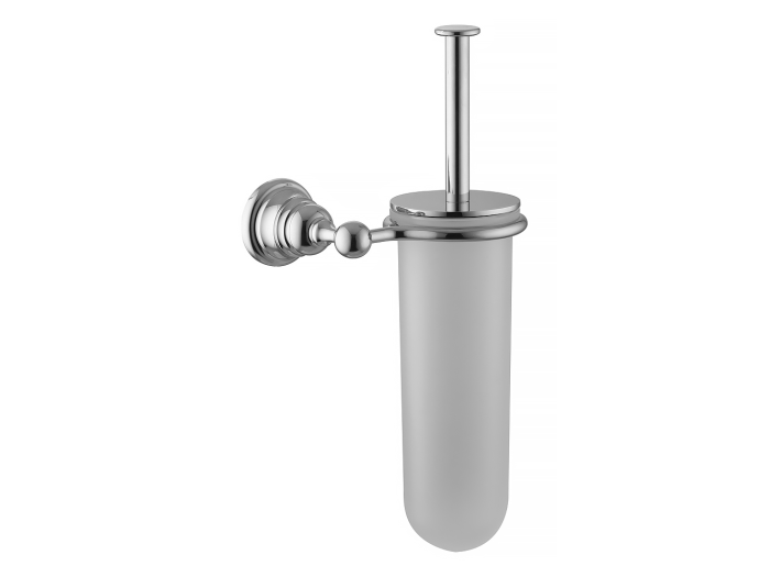 На изображении товар Ёршик Carlo Frattini Victory с настенным креплением и матовой колбой, цвет хром от официального представителя в Москве