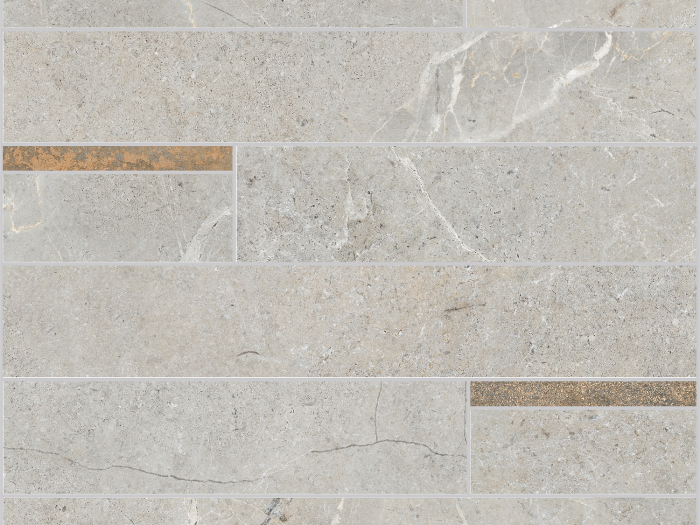 На изображении товар La Fabbrica Ava Керамогранит Noble Stone 30X30 Mosaico Modulo Grey Nat Ret от официального представителя в Москве
