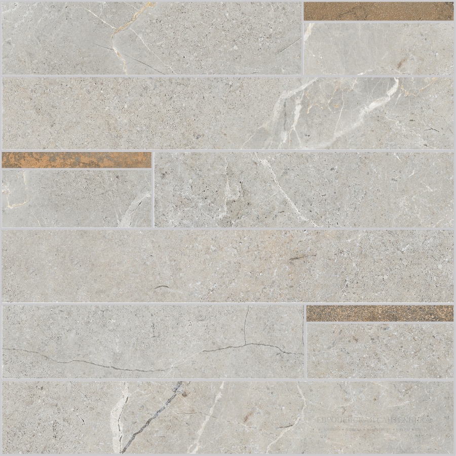 La Fabbrica Ava Керамогранит Noble Stone 30X30 Mosaico Modulo Grey Nat Ret