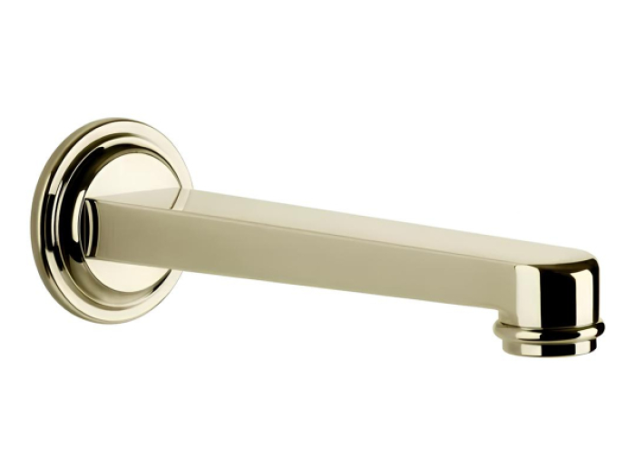 На изображении товар Излив Gessi Venti20, настенный, цвет Brass PVD от официального представителя в Москве