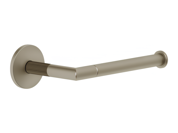 На изображении товар Бумагодержатель Gessi Ingranaggio, настенный, цвет Finox Brushed Nickel от официального представителя в Москве