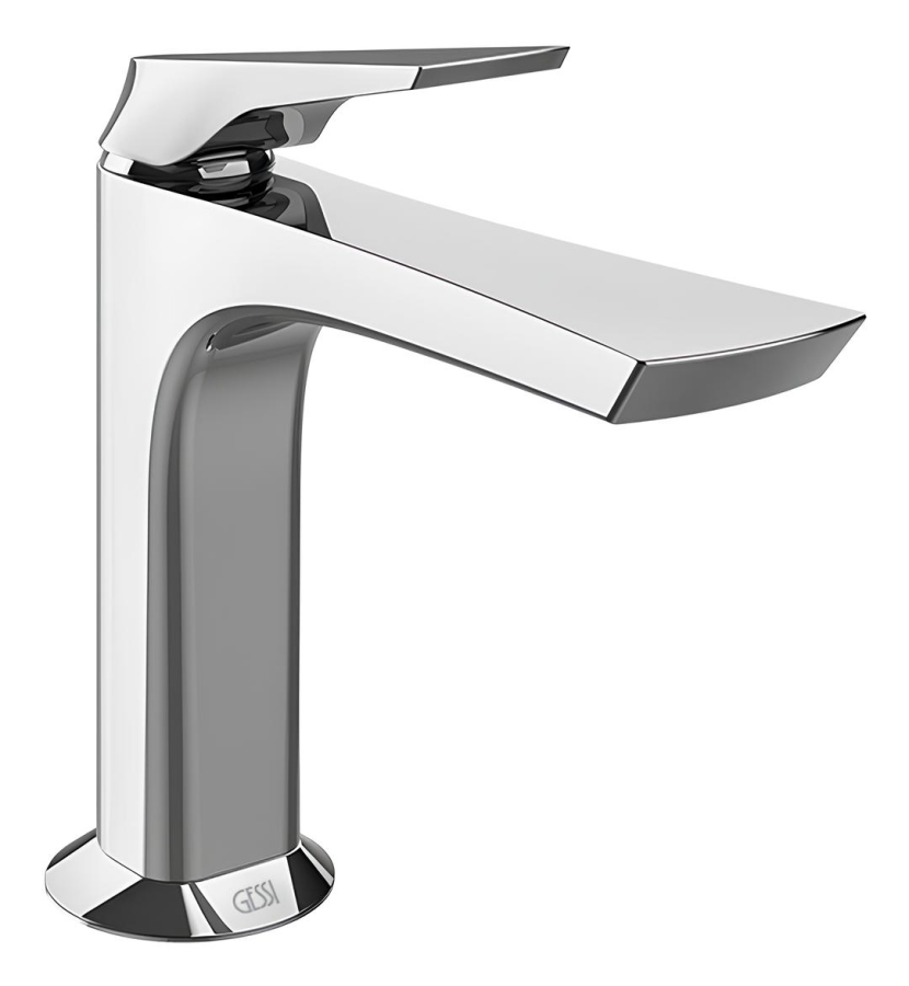 Смеситель для раковины Gessi Ventaglio, без донного клапана, цвет Chrome
