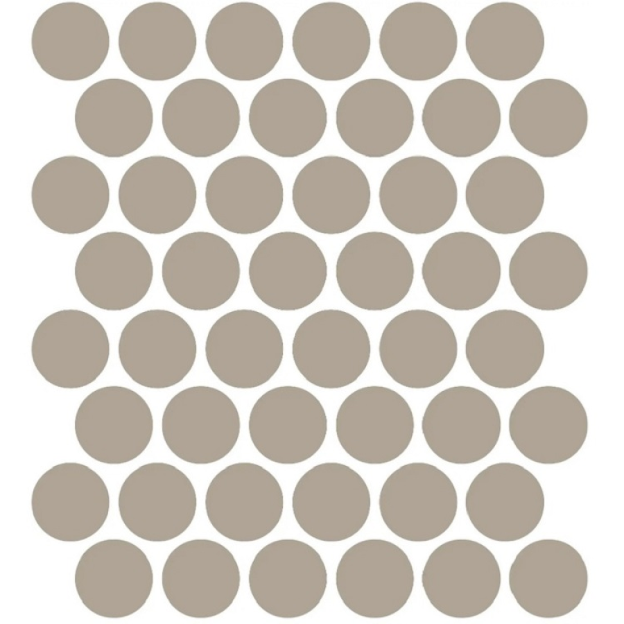 Etruria Керамогранит XXS-3D Cerchio 3D 5Х5 Grigio Su Rete Monocolore 33Х37