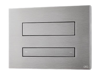 Панель двойного смыва CeaDesign Hydroplate Tece, с гидроёршиком, сталь, цвет сатинированная нержавеющая сталь