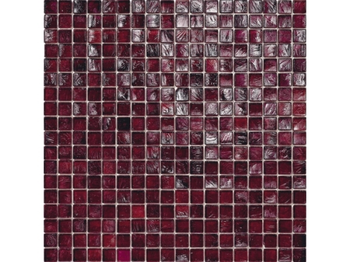 На изображении товар Sicis Стеклянная мозаика Waterglass Blackberry 23 chips size 10х10 mm sheet size 295x295 mm от официального представителя в Москве