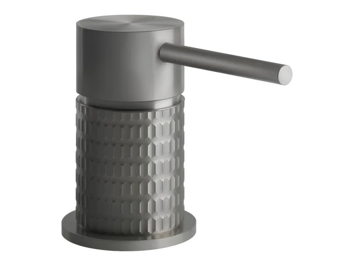 На изображении товар Смеситель удалённого управления Gessi316, цвет Steel Brushed от официального представителя в Москве