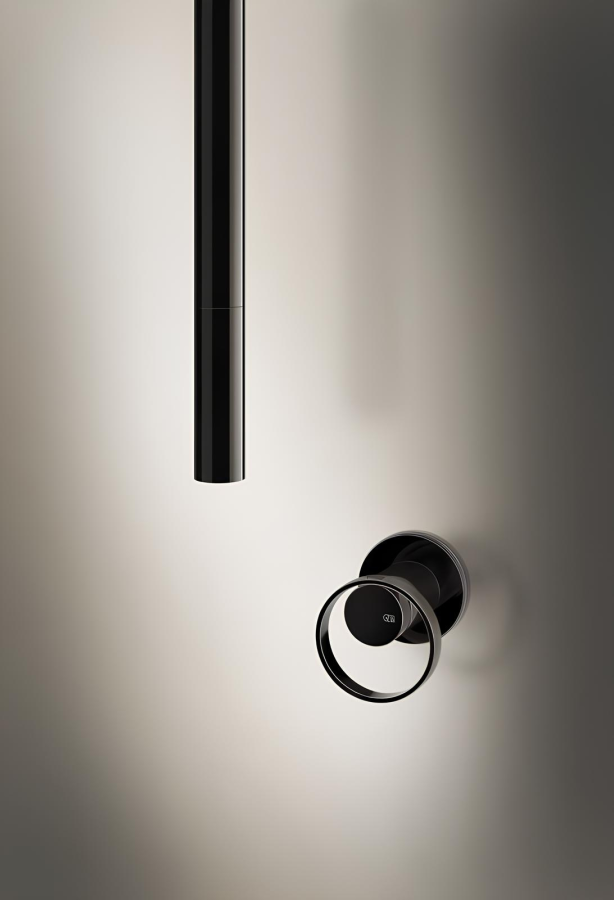 Излив потолочный Gessi Anello, 1600 мм, цвет Finox Brushed Nickel - изображение 1