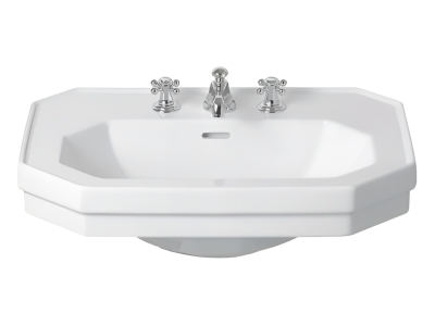 Раковина Duravit Series 1930 подвесная, 700х500 мм, с 3 отверстиями под смеситель, цвет белый глянцевый