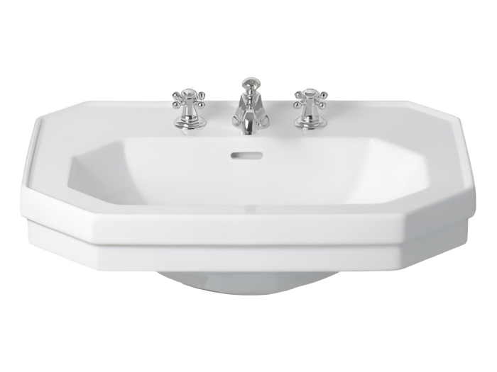 На изображении товар Раковина Duravit Series 1930 подвесная, 700х500 мм, с 3 отверстиями под смеситель, цвет белый глянцевый от официального представителя в Москве