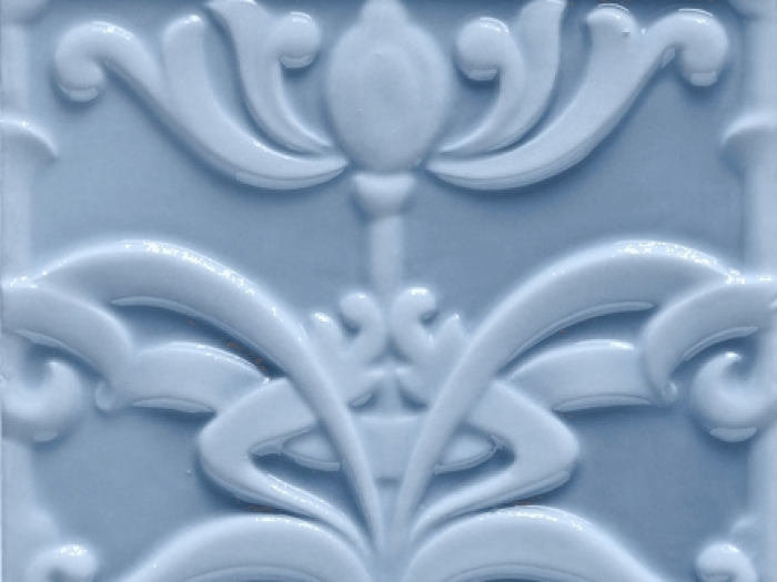 На изображении товар CERAMICHE GRAZIA Декор ESSENZE LIBERTY 13X13 GENZIANA от официального представителя в Москве