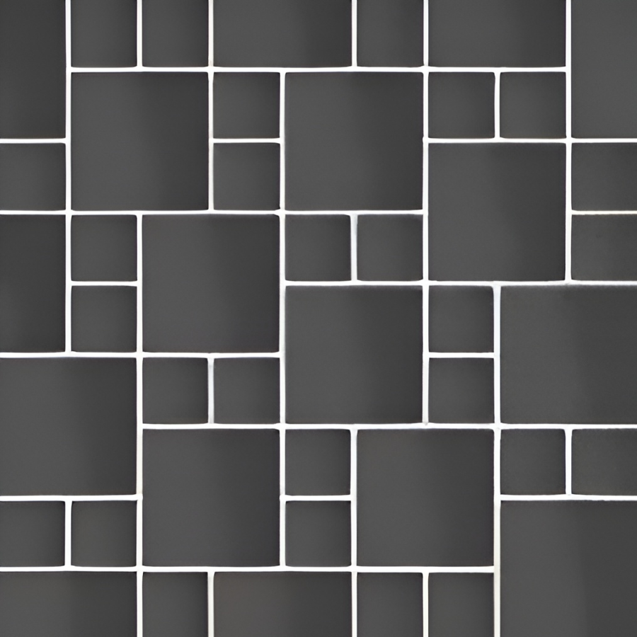 Micro. Керамогранит Microtiles Double Glaze Black 30,1x30,1