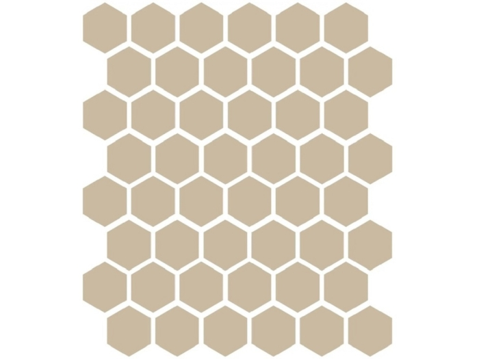 На изображении товар Etruria Керамогранит XXS-3D Esagono 5X5.7 3D Avorio Su Rete Monocolore 33Х37 от официального представителя в Москве