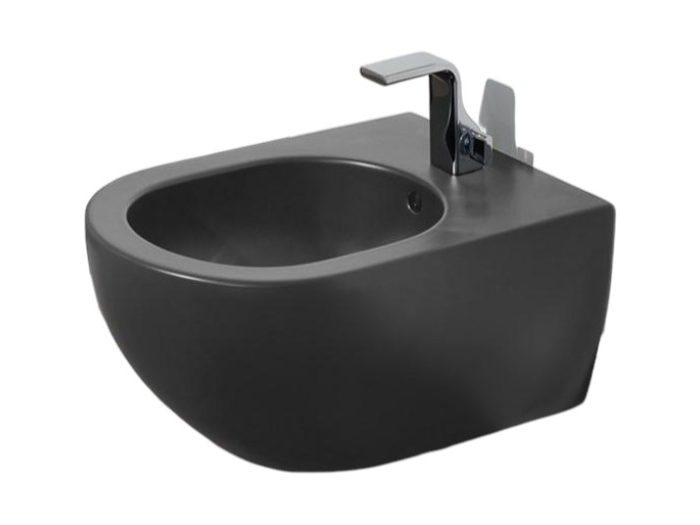 На изображении товар Биде подвесное Flaminia App, 540 х 360 мм, цвет Grigio Lava от официального представителя в Москве