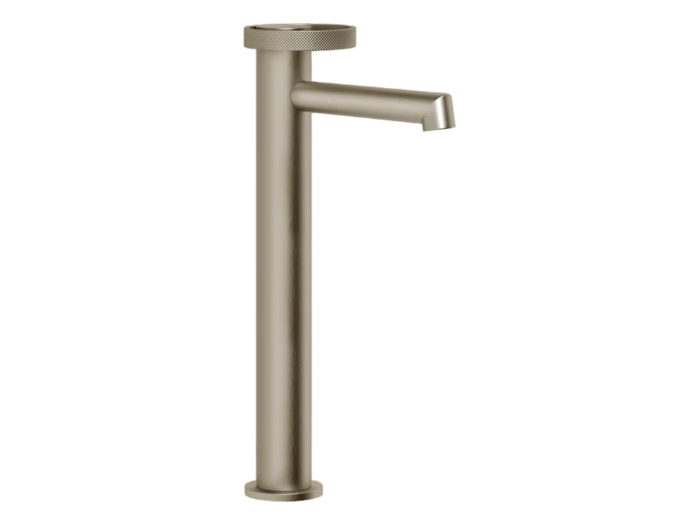 На изображении товар Смеситель для раковины Gessi Anello, 162х70мм, цвет Finox Brushed Nickel от официального представителя в Москве