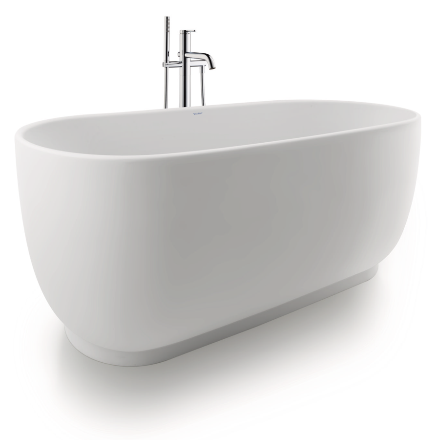 Смеситель для ванны Duravit C1, напольный, внешняя часть, цвет хром - изображение 1