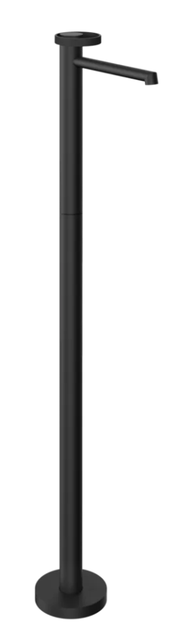 Смеситель для раковины Gessi Anello, напольный, без донного клапана, внешняя часть, цвет Matte Black