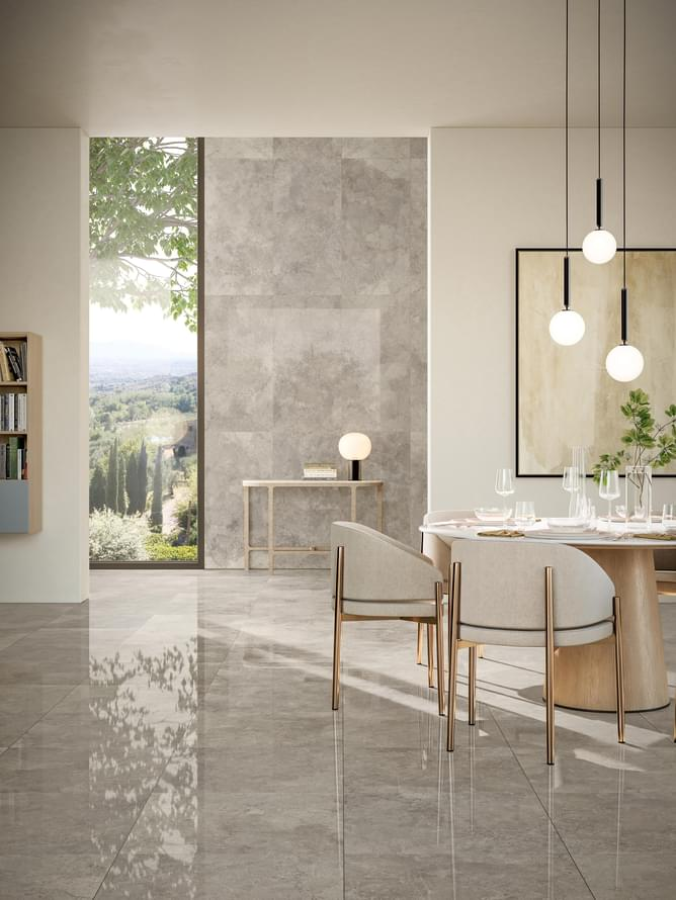 REFIN Керамогранит PEDRA AZUL GREY LUCIDO R 120x120 - изображение 1