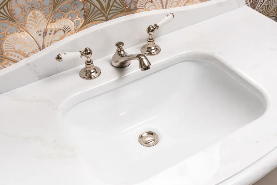 Консоль Devon&Devon Audrey, цвет Warm Grey, мрамор Bianco Carrara - изображение 9