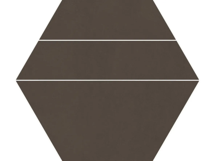 На изображении товар Living Ceramics Керамогранит Cava Pattern 3 Brown Natural 12,6x14,6 от официального представителя в Москве