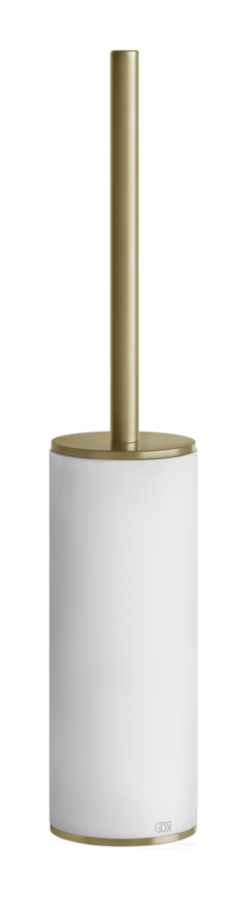 Ёршик Gessi 316, напольный, цвет White/Brass Brushed PVD