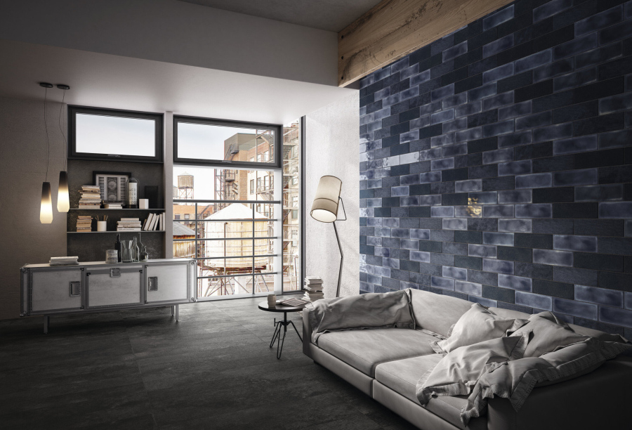 Iris Ceramica Керамическая плитка Diesel Camp Army blue rock 10x30 - изображение 2