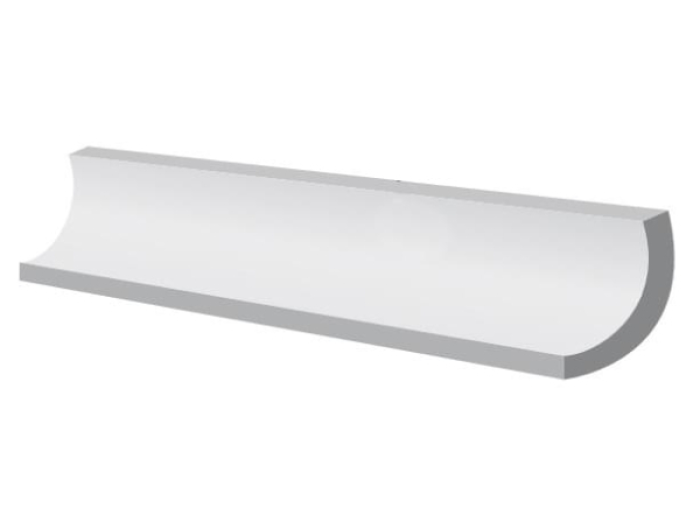 На изображении товар CERAMICHE GRAZIA  Бордюр IMPRESSIONS SGUSCETTA 3X27,9 ROCK от официального представителя в Москве