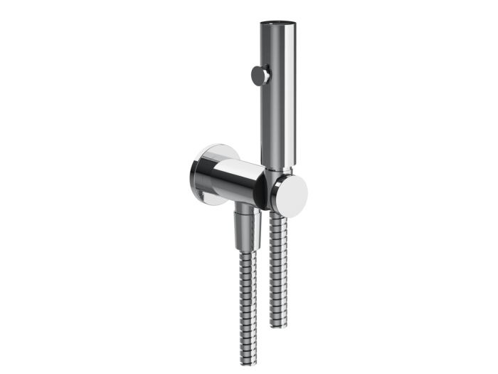На изображении товар Душ гигиенический Gessi Tondo, настенный, цвет Chrome от официального представителя в Москве