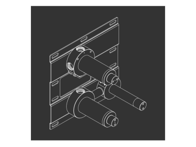 Скрытая часть CeaDesign BUILT-IN PARTS PTR30 для встраиваемого смесителя, PTR 30