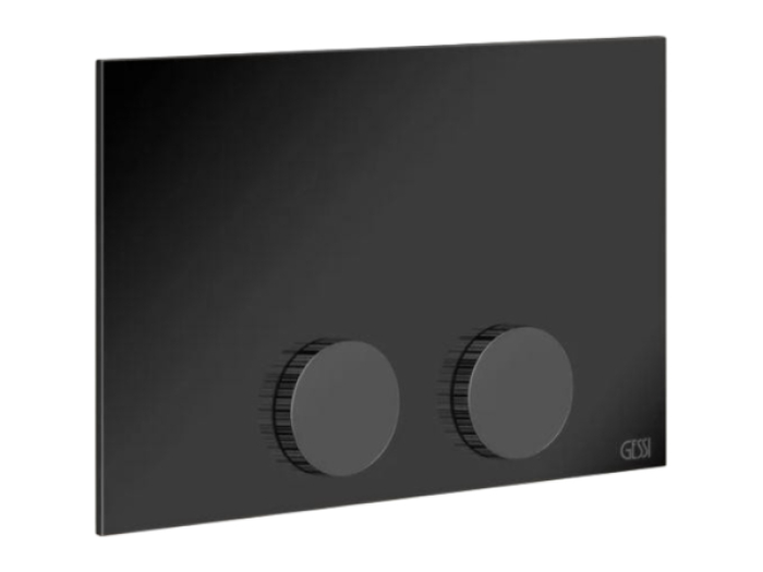 На изображении товар Клавиша смыва Gessi Total Look, для Tece (TeceProfil, TeceBox, TeceProfil Octa 2, Tece Construct), цвет Black Metal PVD от официального представителя в Москве