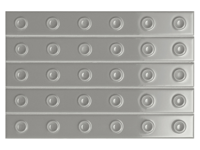 На изображении товар Mutina Керамическая плитка Punto Glossy Down Gris 21X31,5 от официального представителя в Москве