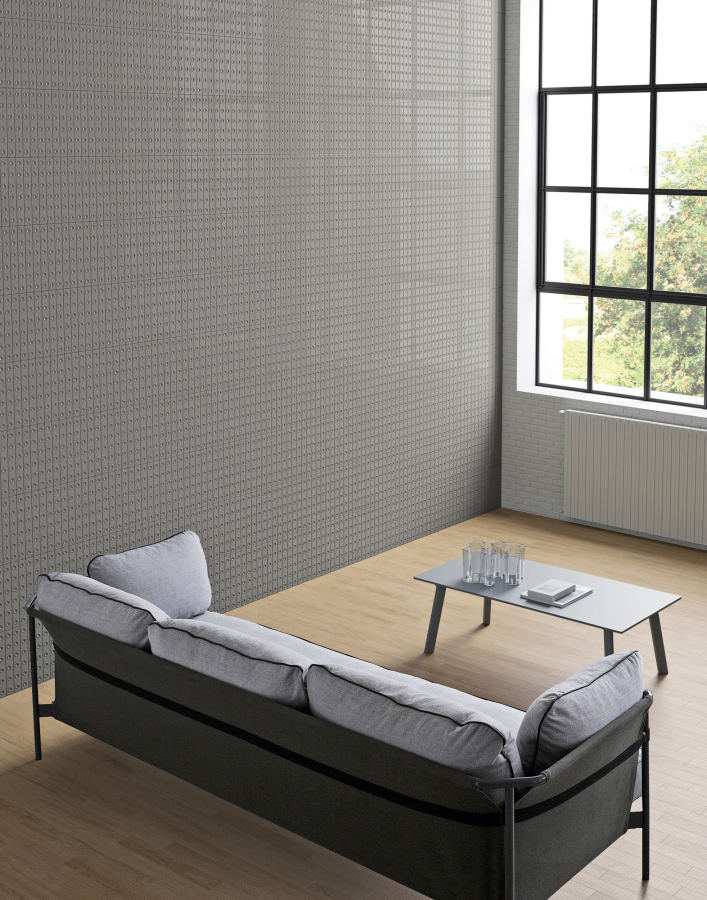 Mutina Керамическая плитка Punto Glossy Down Gris 21X31,5 - изображение 1