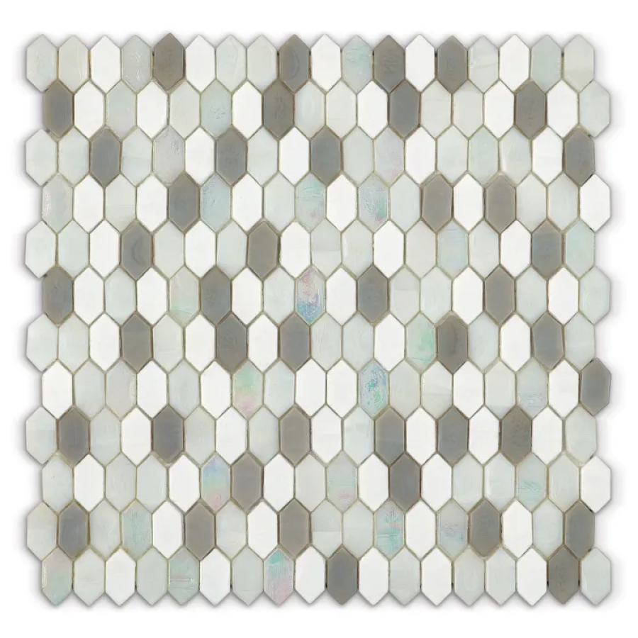 Sicis Стеклянная мозаика Crystal Blends Nuvola Mix chips size 31x15 mm sheet size 304x300 mm