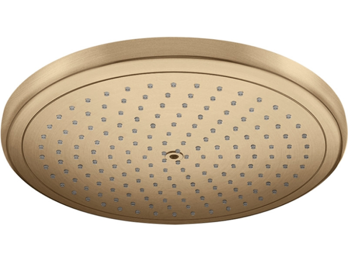 На изображении товар Верхний душ Hansgrohe Croma диаметром 280 мм, цвет шлиф. бронза от официального представителя в Москве